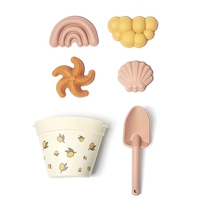 Пляжное ведро в лимонном стиле