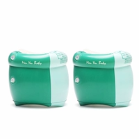 Простой ретро -зеленый рукав воды (2 установлен)