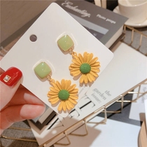 Fairy daisy earrings 2020 new fashion net red summer ins stud earrings flower earrings forest department super fairy earrings women