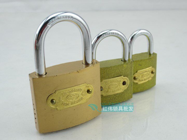Padlock copper padlock door lock keys lock cabinet lock short beam padlock lock
