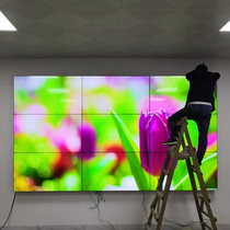 46 55 100 inch multi-screen LCD splicing screen Store advertising conference display Restaurant KTV stage TV wall