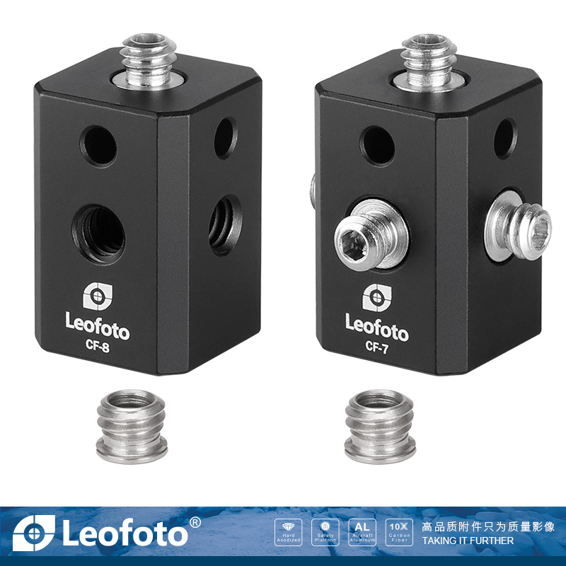 leofoto CF-7 8 gimbal 5-head conversion seat to fill the flash microphone mobile phone monitor