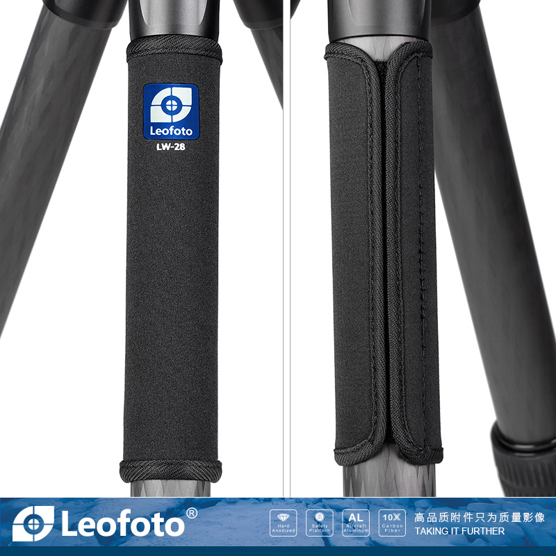 leofoto Quick loading and unloading velcro diving fabric Silicone tripod protective cover Non-slip cold cover