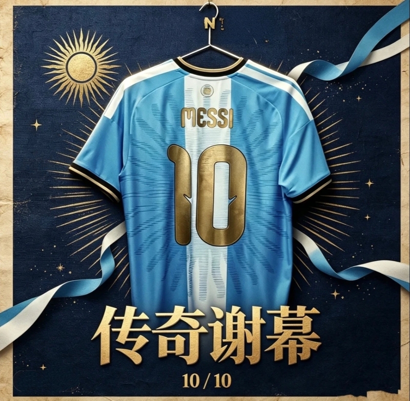2026 Argentina Messi Farewell Classic Blue and White Striped Special Edition Legendary Collection Commemorative Football Jersey 2026 Argentina Messi Farewell Classic Blue and White Striped Special Edition Legendary Collection Commemorative Football Jersey