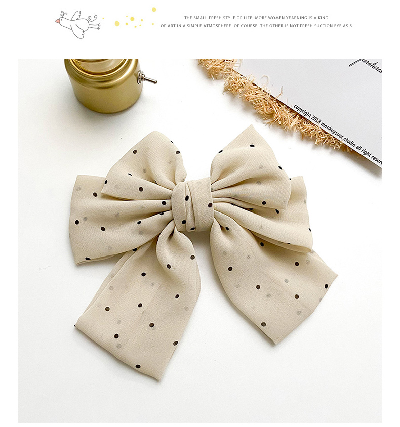 Women's Cute Simple Style Bow Knot Alloy Cloth Hair Clip display picture 8