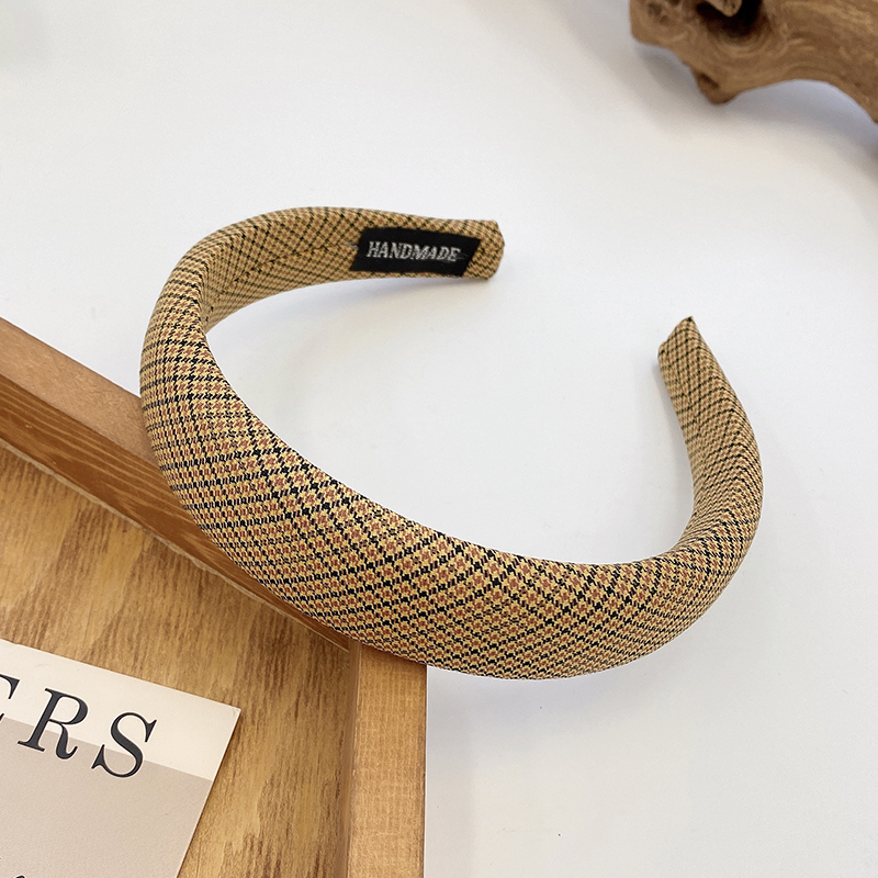 images 8:Milk-colored sponge high-cranial top hair hoop female wash face hoop retro French high-fashioned hair bundle hairpin chuckle headdress autumn winter