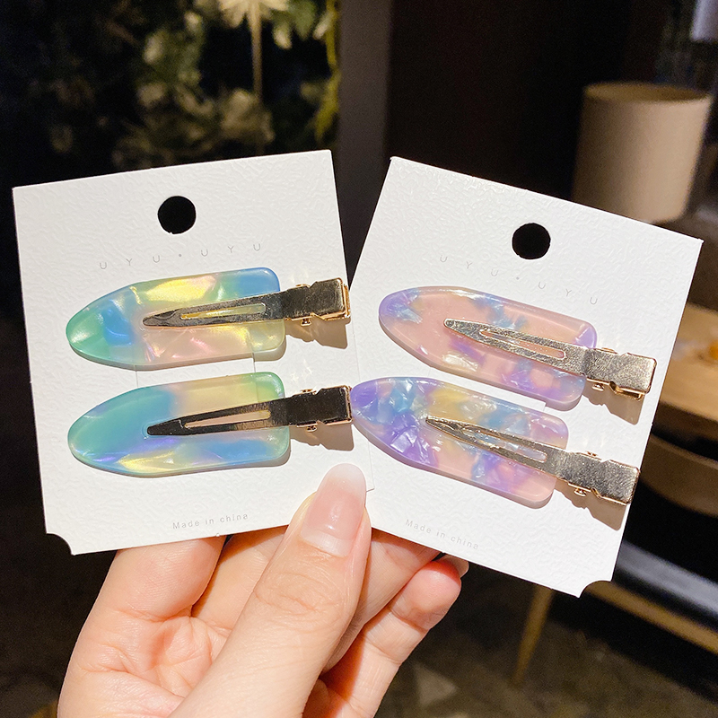 images 49:Color-free hair clip side summer candy bang bang bucket duck mouth pintoon hairpin