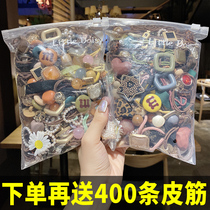 Net red ins head rope female simple temperament tie hair rubber band Korea East Gate explosive hair rope Hairband headdress