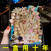 Korean retro Pearl hairclip female ins Net red banghai clip edge clip simple clip headgear girl hair accessories