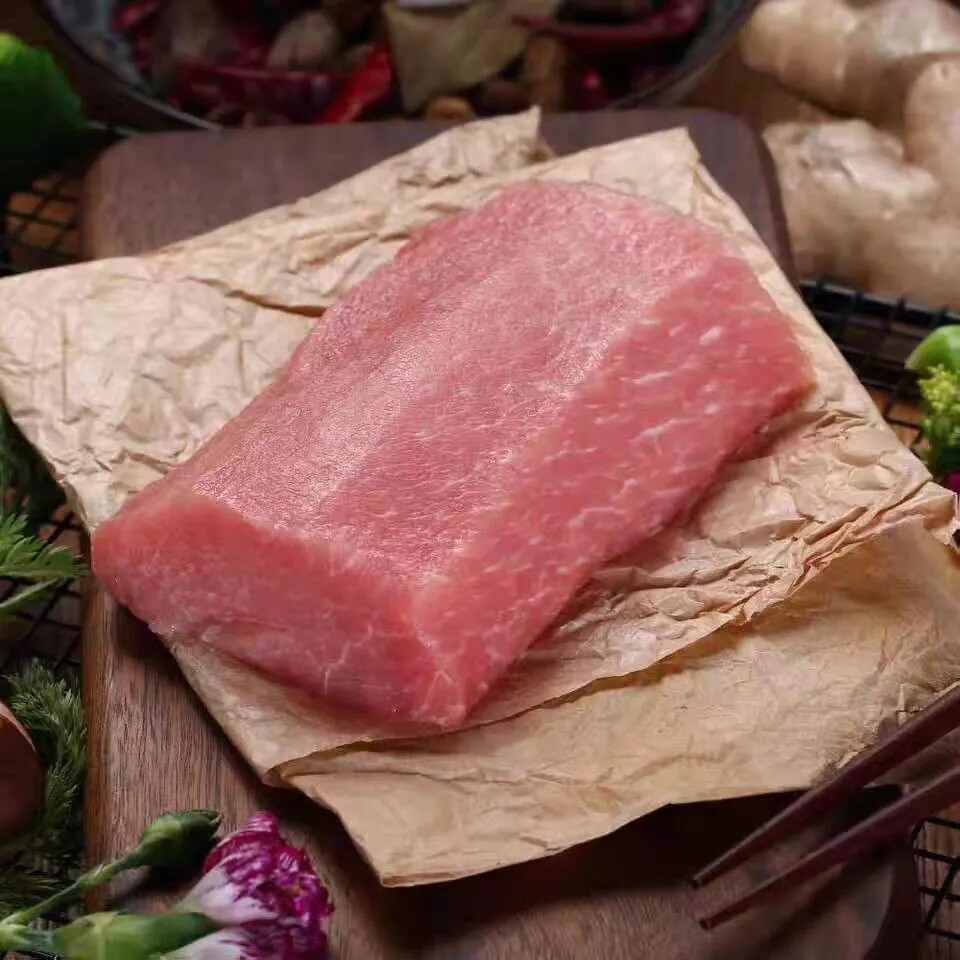 Loose Nourish Fresh Raw Pig In the Crest Lean Meat in the Crest Flesh 2 catty Pork Rear Leg Meat in the Pork Lig