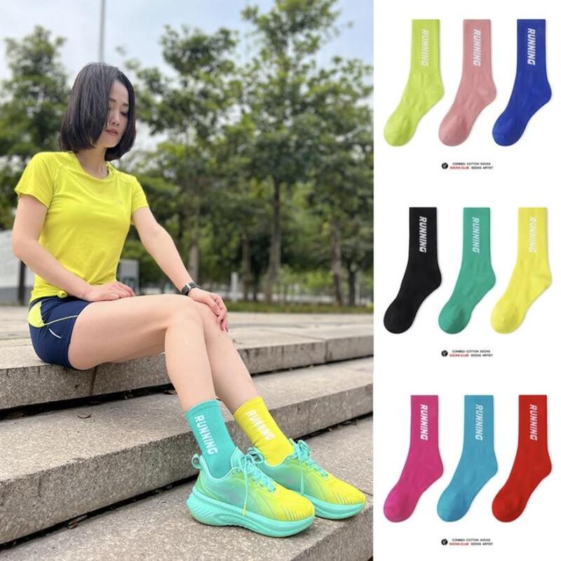 Sc Sports Socks, Marathon Running Socks, Compression Socks, Mid-Calf Pressure Socks, Basketball Socks, Unisex, Three Pairs of Socks Sc Sports Socks, Marathon Running Socks, Compression Socks, Mid-Calf Pressure Socks, Basketball Socks, Unisex, Three Pairs of Socks