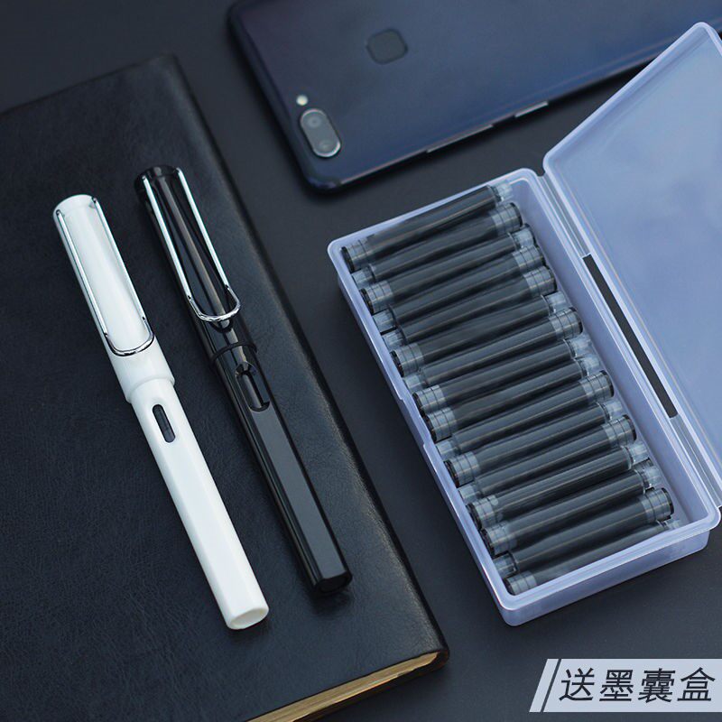 (INK SACS BOX) Zhengpose pen student male and female interchangeable ink sack office practice handwriting pen tip EF Iridium gold tip