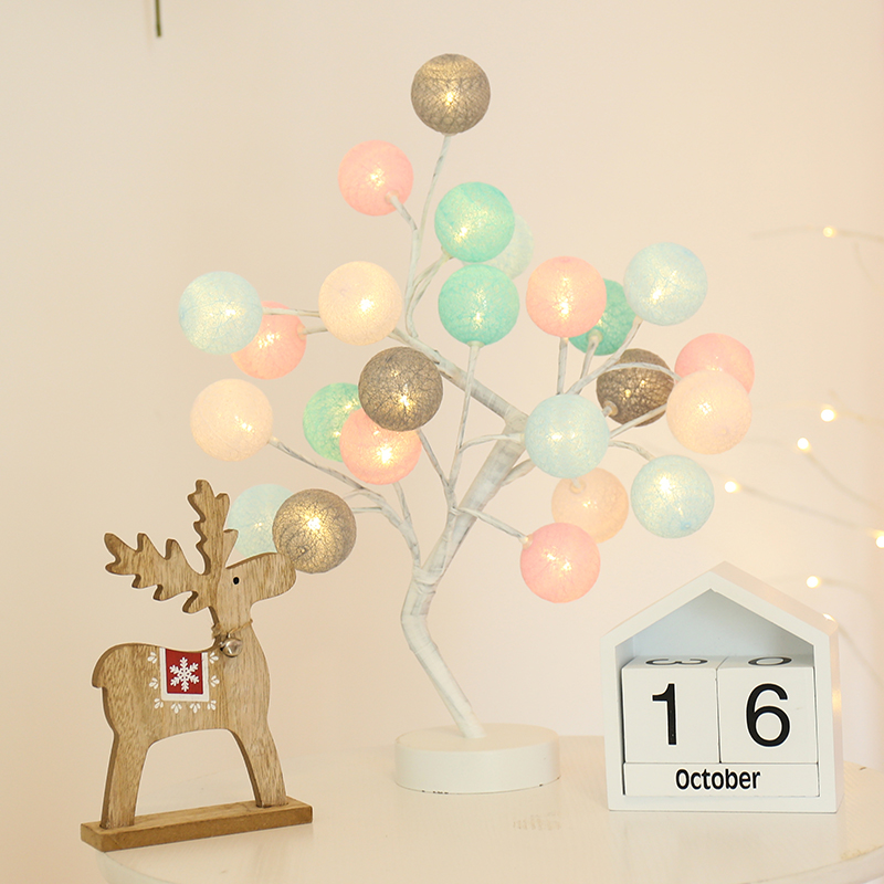 Jingdong led macaroon tree lamp home decoration decoration birthday gift festival lantern girl heart room layout