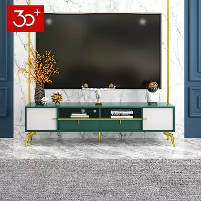 Light luxury tea table TV cabinet combination Nordic modern simple small apartment living room bedroom TV cabinet Cabinet High