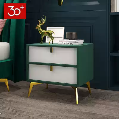 Thirty plus light luxury bedside table simple modern Nordic wind ins bedside cabinet bedroom small storage cabinet storage cabinet