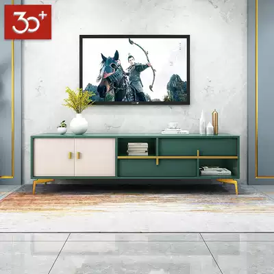 Light luxury TV cabinet coffee table combination Nordic modern simple small apartment living room bedroom TV cabinet floor cabinet
