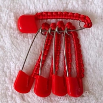 Newborn safety pin safety knitting for pregnant women infants and children G-type diy safety red rope portable brooch baby pendant