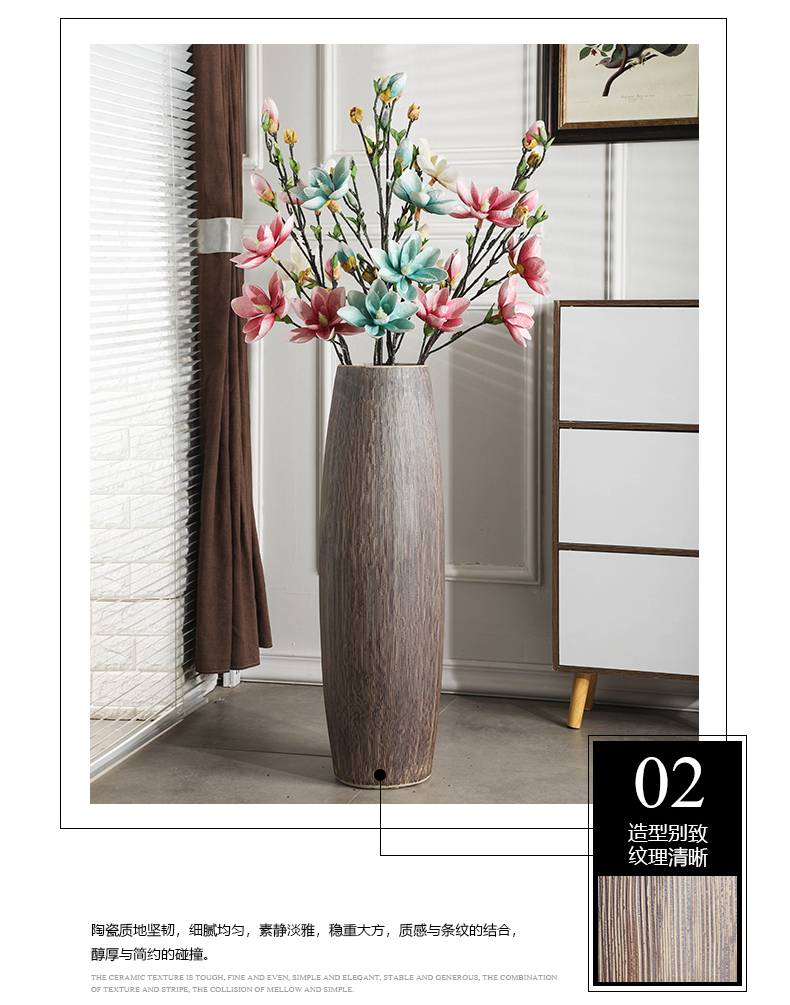 Gagarin ground vase large - sized ceramic decoration restoring ancient ways furnishing articles simulation of I and contracted sitting room suit flower arranging flowers