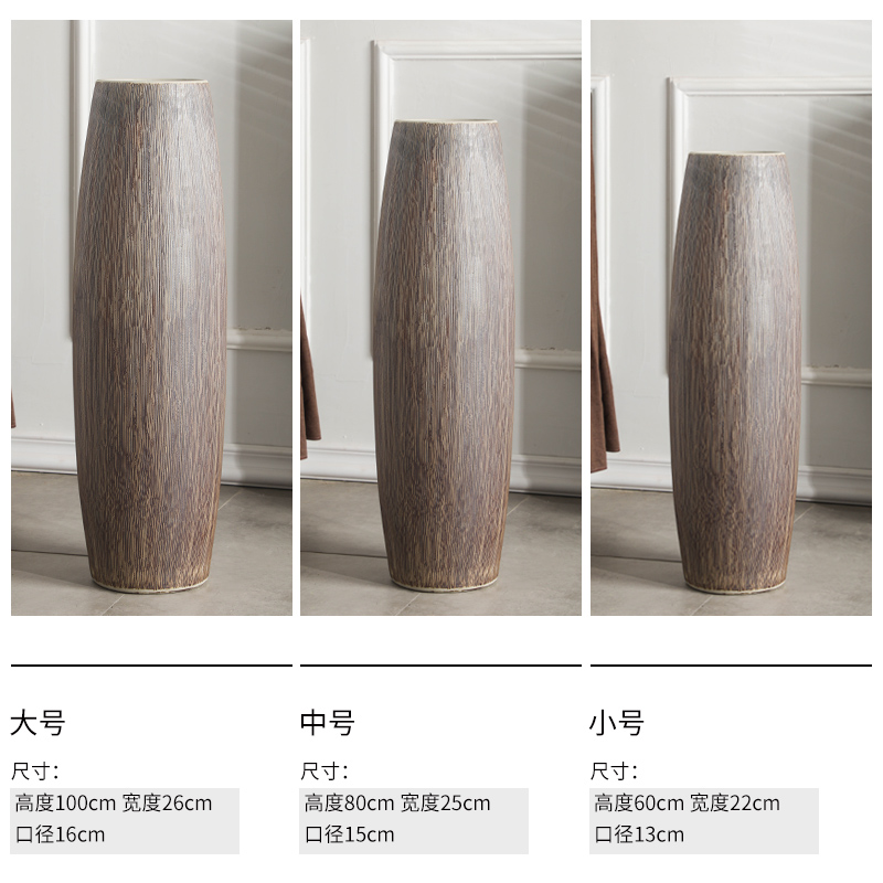 Gagarin ground vase large - sized ceramic decoration restoring ancient ways furnishing articles simulation of I and contracted sitting room suit flower arranging flowers