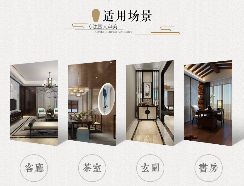 Jingdezhen ceramic vase landing place home porch dried flower adornment sitting room of I and contracted style flower arrangement