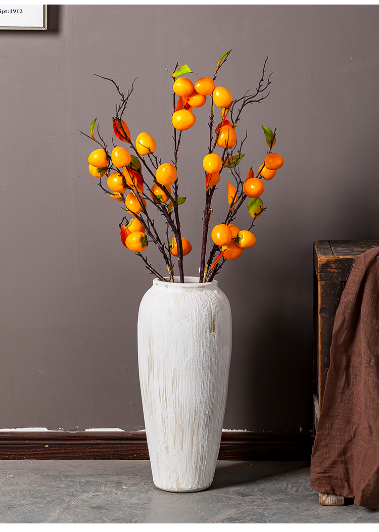 European creative ceramic vases, I and contracted household decorative dried flowers white vases, flower arranging ground large furnishing articles