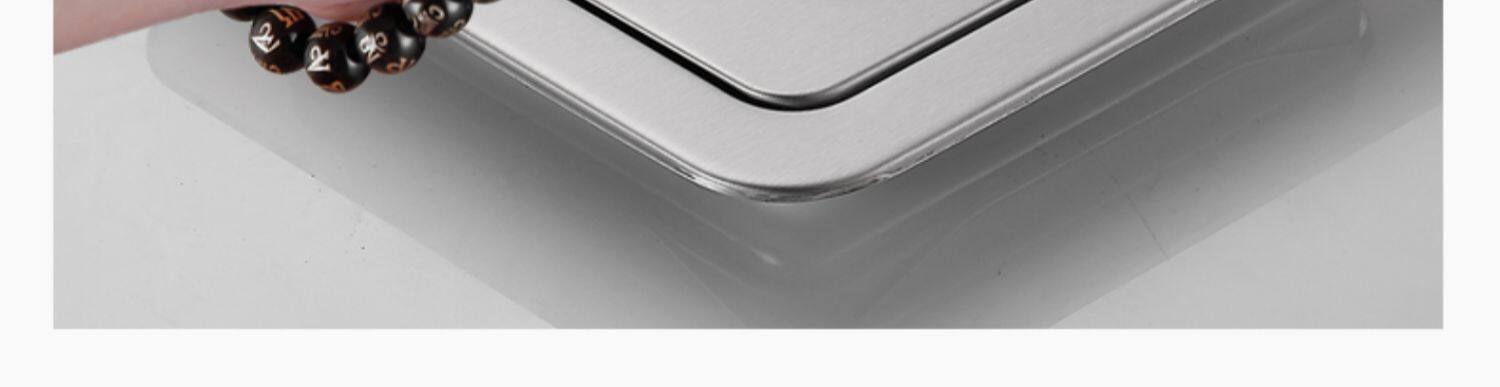 Мусорное ведро 厨房台面盖子橱柜嵌入式不锈钢摇盖黑色翻盖卫生间正方形垃圾桶盖