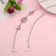 . Áo ngực đồ lót dây buộc rhinestone dây đeo vai vô hình dây đeo cổ treo cổ hoang dã trang trí đám cưới với dây đeo kim cương ngực - Vai tráng