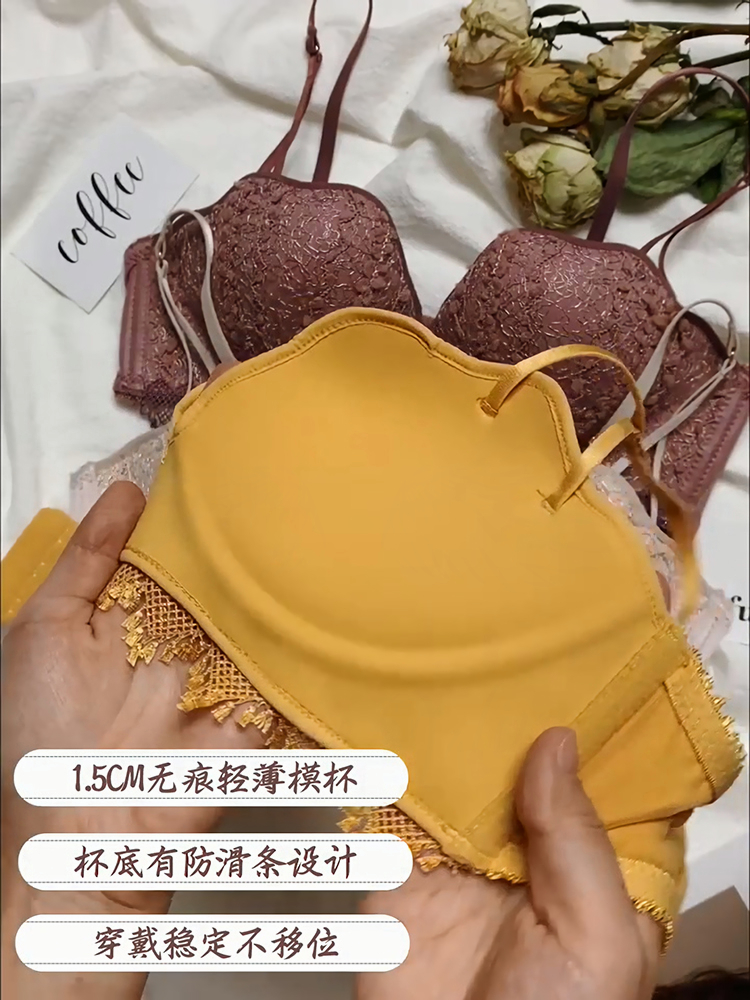 . Underwear Underpants Một tập hợp các womens thép miễn vòng sexy ren hoang mang trên áo ngực tụ tập để điều chỉnh sự thoải mái của văn bản.