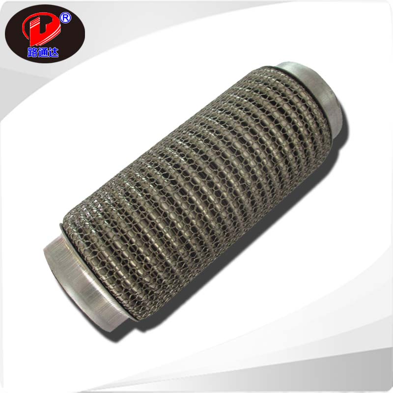 Road Tunda Car Exhaust Pipe Large Caliber Soft Connect Soft Knots Bellows Stainless Steel Soft Mesh Shock Absorbing Flex Hose
