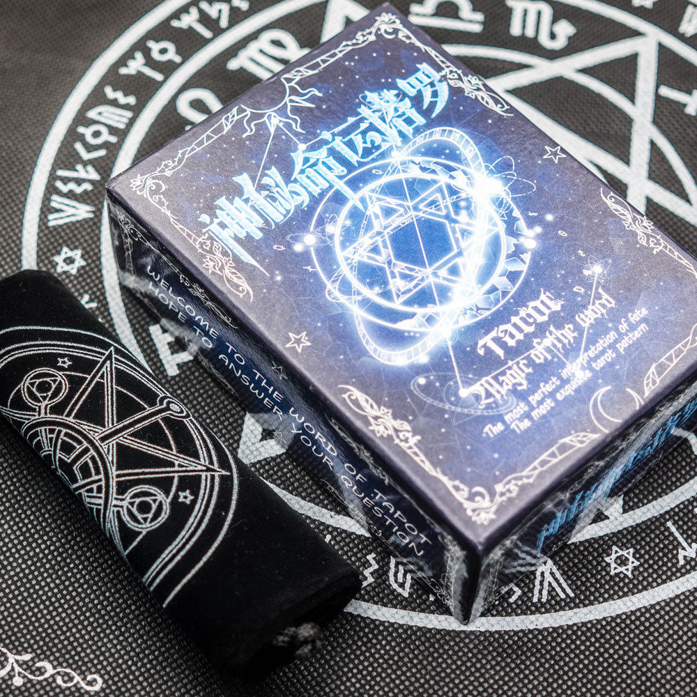 ミステリアス・デスティニー・タロット クラシック・ライダー・ウェイト版タロットカード、初心者・大人向けセット、78枚入り