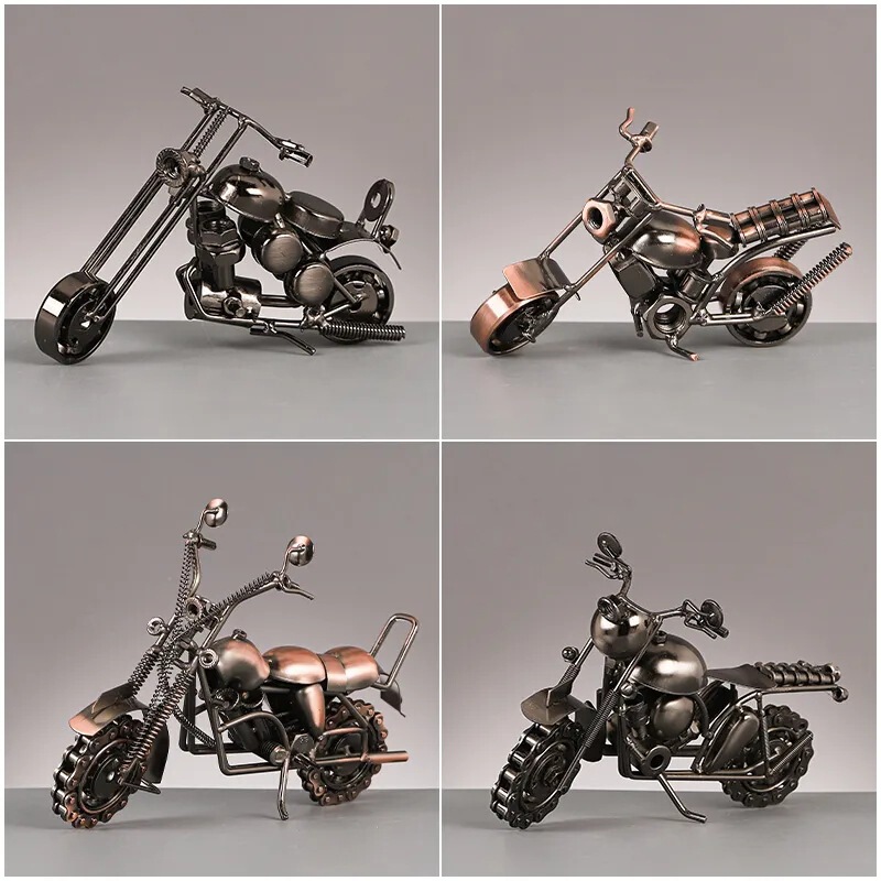 Iron Art Retro Harley Motorcycle Model Ornaments Home Decoration Office Desktop Metal Crafts Ornaments Iron Art Retro Harley Motorcycle Model Ornaments Home Decoration Office Desktop Metal Crafts Ornaments