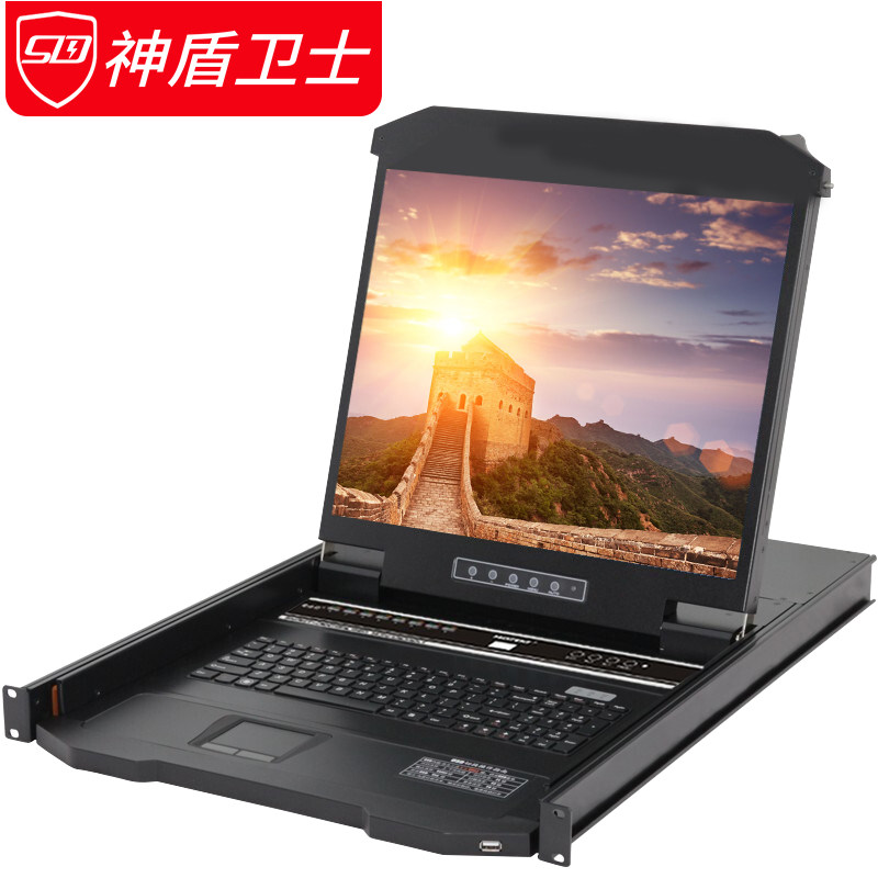 God Shield Defender kvm switcher 8-mouth rack liquid crystal EMCI-6716 17 inch 16 port of mouth remote-Taobao