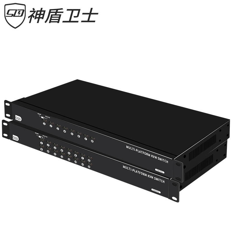 God Shield Defender kvm switcher 8 mouth 16 mouth 32 port of mouth cat5 rack IP remote digital manufacturer-Taobao
