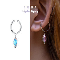 triple tipsy Triple Tipsy Liquor Hard Candy Zirconia Open Ring/Ear Hook Dual Purpose Zhao Yue and Zhang Yifan