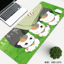 Cartoon Cartoon Oversize Mouse Pad Personality Thickened Lock Edge Creative Office Writing Children Desk Mat Kitty Teacher Gaming Electric Racing Office Computer Keyboard Mat