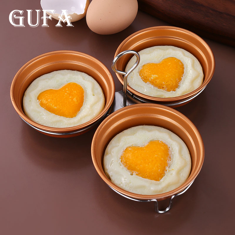 304 stainless steel bag egg caring egg mold housebreakfast steamed egg heart mold boiled egg egg