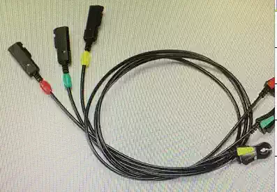 ivy original two-piece 3 4-lead clip-on type ECG lead wire 590444 590442 590318