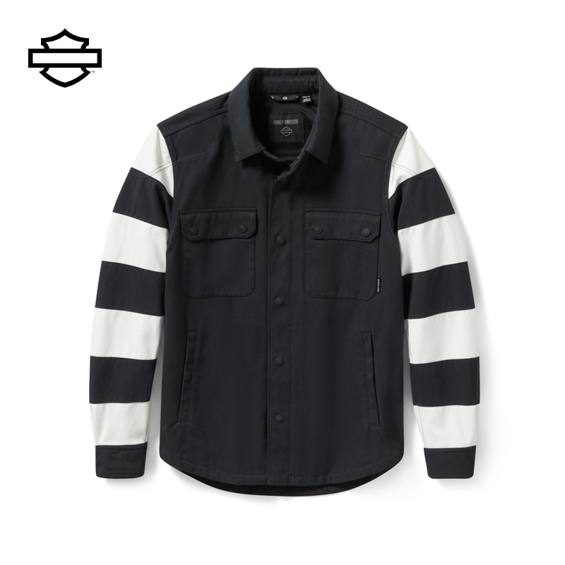 Harley-Davidson Breakout Series Men's Jacket with Wear-Resistant Reflective Stripes Riding Shirt Harley-Davidson Breakout Series Men's Jacket with Wear-Resistant Reflective Stripes Riding Shirt