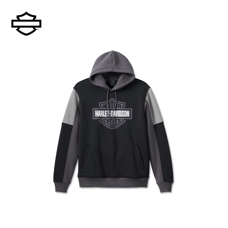 Harley-Davidson Racing Bar Shield Badge Hoodie Motorcycle Riding Jacket Printed Men's Sweatshirt