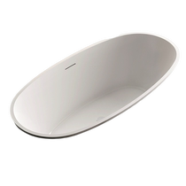 Travel bathtub home oval acrylic double embedded Nordic small apartment engineering bath tub