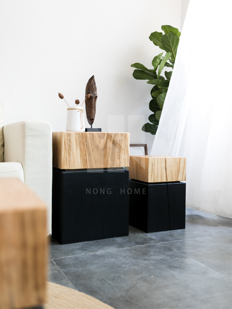 Set up a few days - old wooden cabinet in Northern Europe with a few - day minimal living room household corner