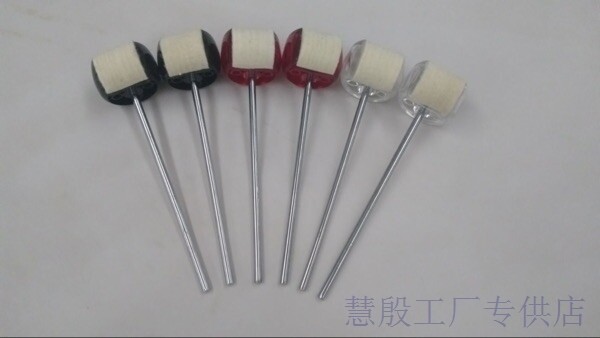 Drum kit accessories Daquan jazz drum accessories double pedal single pedal pedal hammer colorful hammer