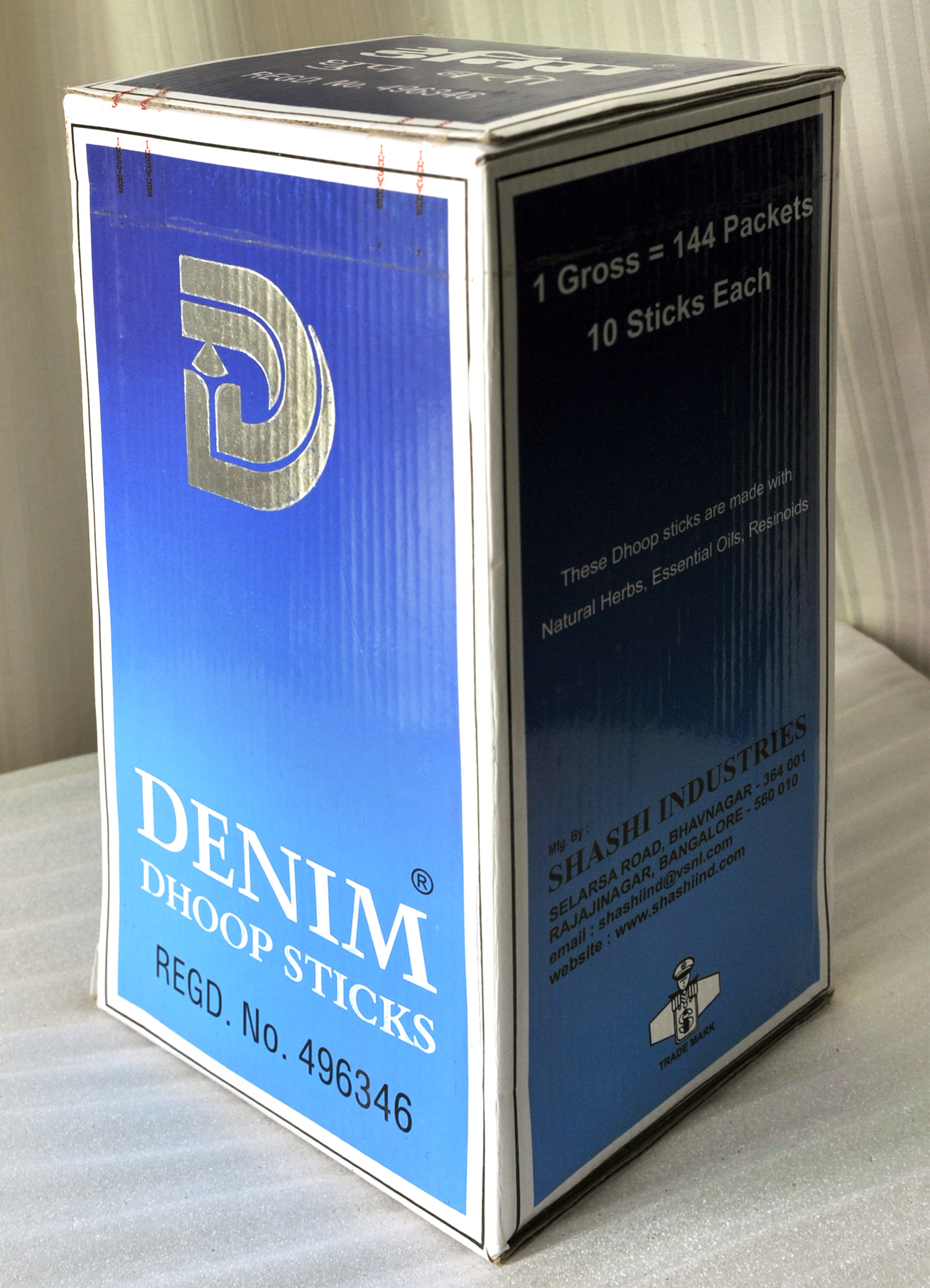 SHASHI Indian fragrance DENIM perfume fragrance wardrobe wardrobe pocket car fragrance large box YDX-032-01