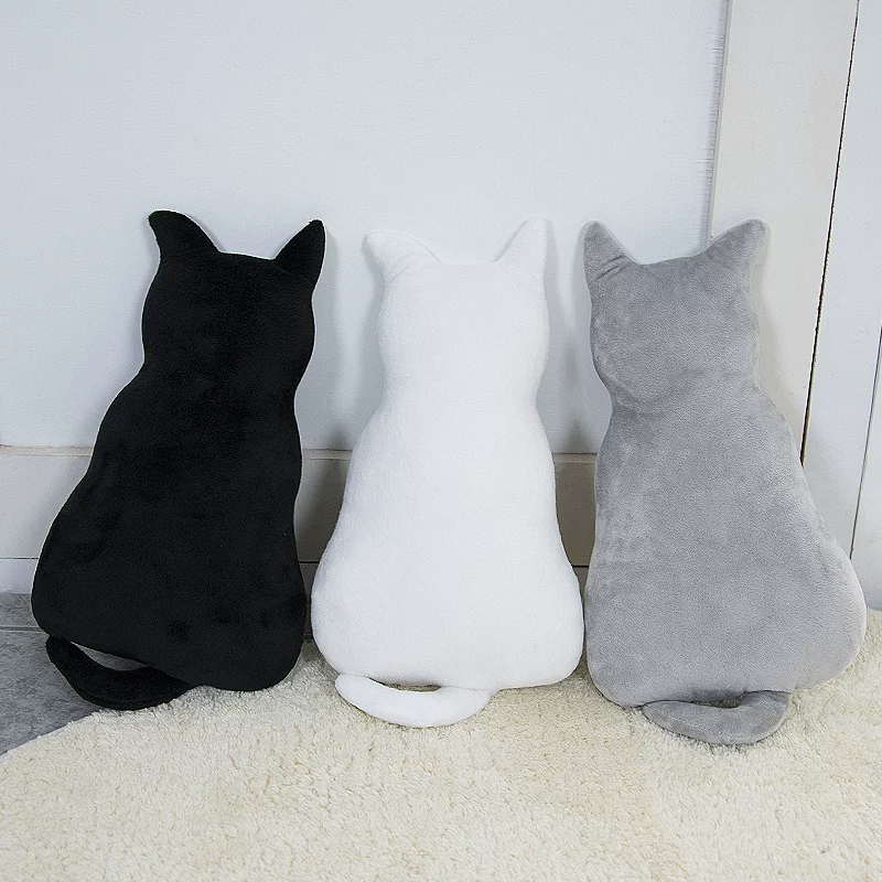 Pillow, plush toy, doll, sofa, cat, kitten