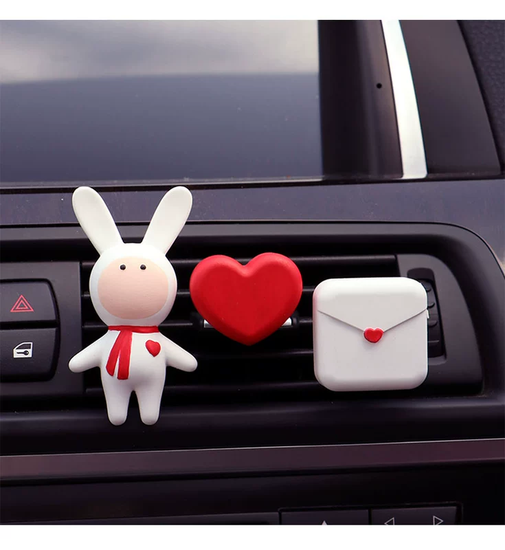 Dễ thương Anthony Fuji Rabbit Love Letter Car Nước hoa Xe hơi Hương liệu Máy lạnh Điều hòa không khí Trang trí Cửa hàng Trang trí Xe hơi Nữ - Vòng đeo tay Cuff