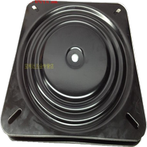 13-inch 330mm iron turntable heavy-duty full-beaded black iron turntable 360-degree thickened square industrial turntable