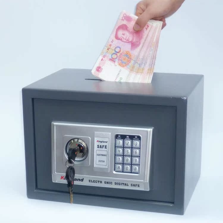 25 văn phòng nhỏ siêu thị thương mại khách sạn mật khẩu hộp tiền an toàn hoạt động bằng tiền mặt đăng ký an toàn - Két an toàn két sắt mini khóa vân tay