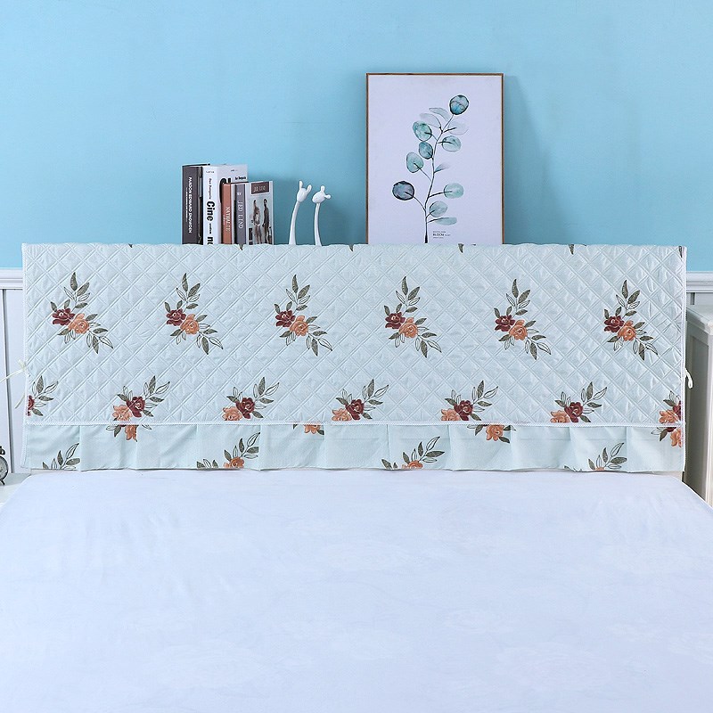 Khăn trải giường vải đầu giường dày quilted khăn nửa gói 1,82 mét phủ giường bụi phủ vải bảo vệ giường - Bảo vệ bụi áo quạt