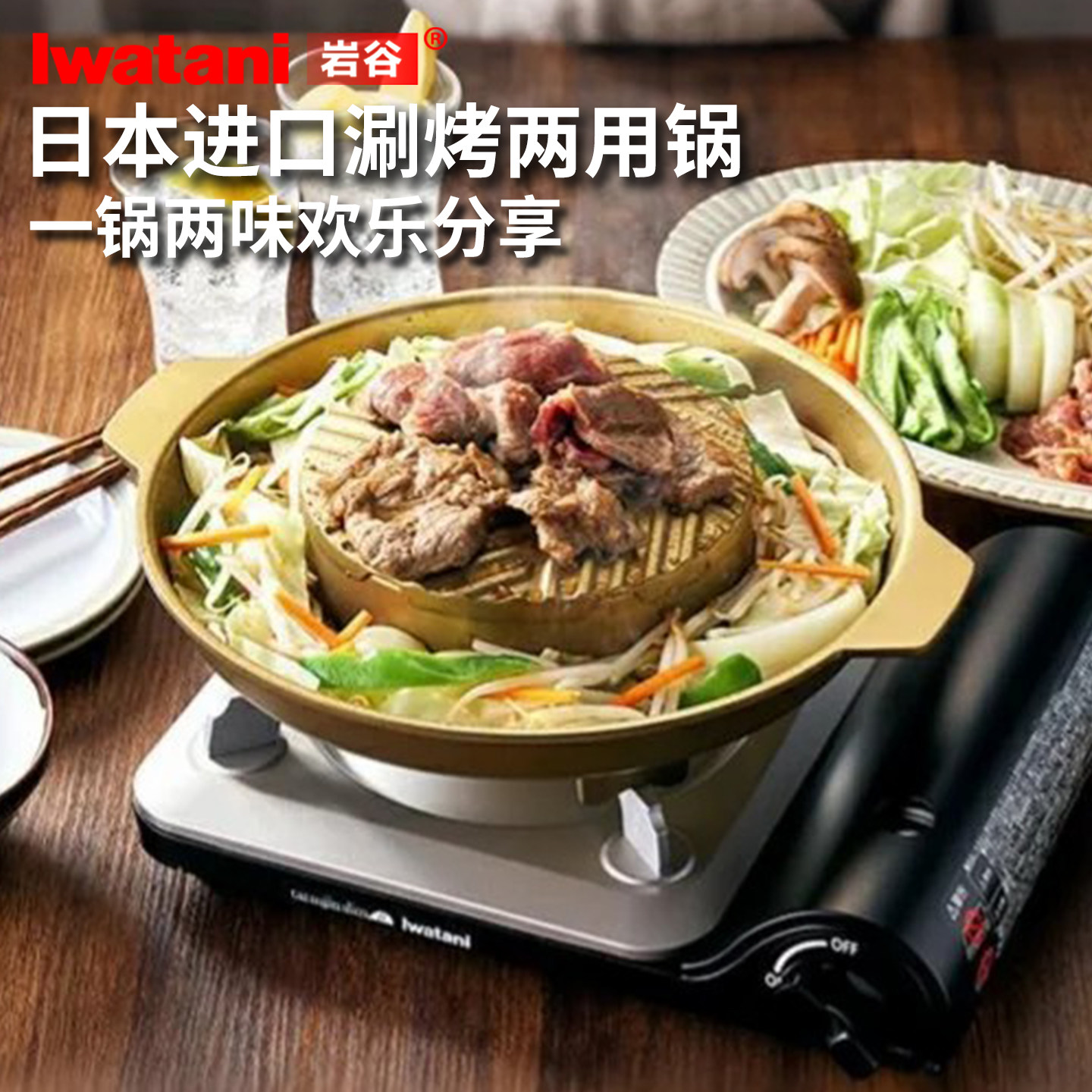 🔥日本进口岩谷多功能烤盘,火锅烧烤两用神器 🍗-烧烤盘-淘宝好物网