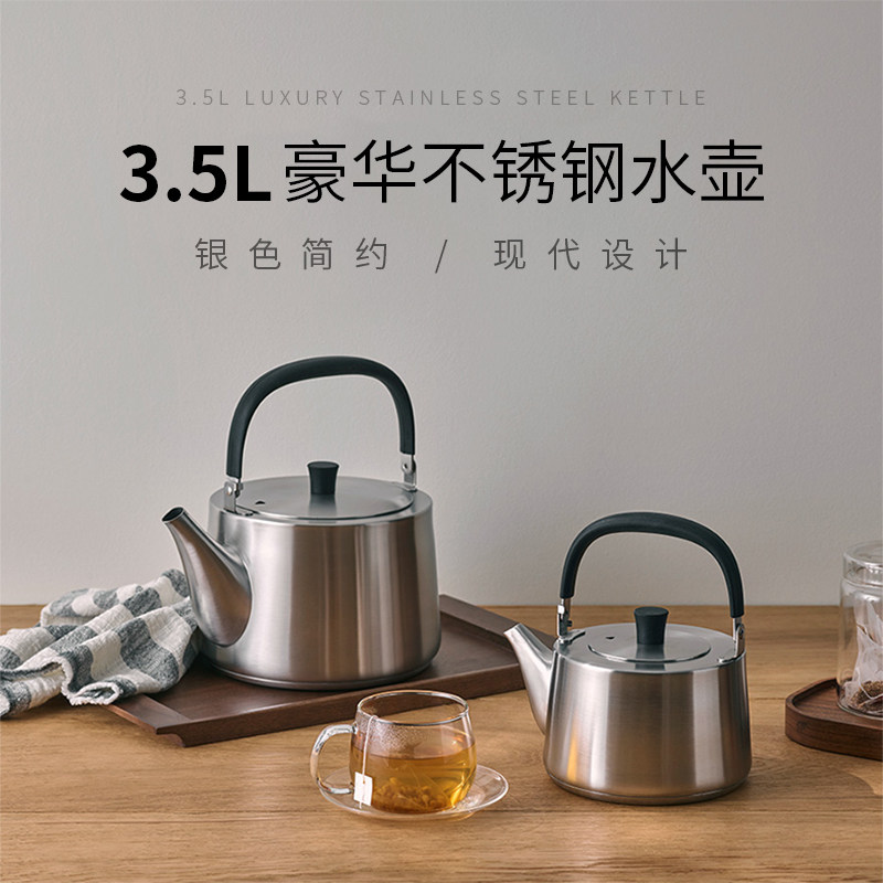 Korea Dr HOWS kettle 304 stainless steel thickened open stove gas stove black crystal stove induction cooker universal